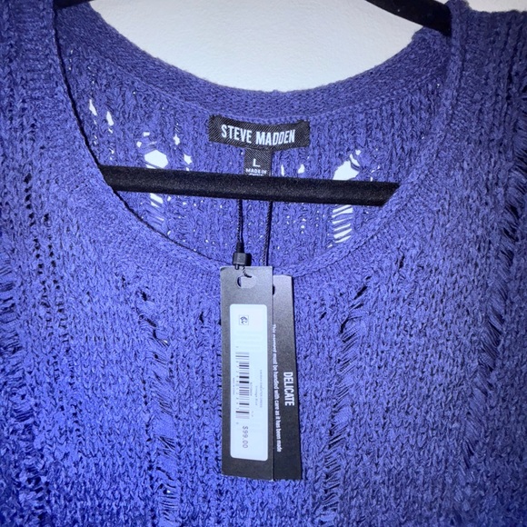 Steve Madden knitted Blue Maxi Dress - Picture 2 of 7